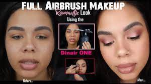 airbrush makeup grwm using the dinair