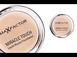 max factor miracle touch cream to