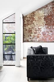 cool interiors with exposed brick walls