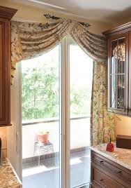 glass door curtains