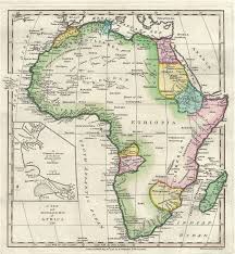 D'anville 1747 map of hebrews slave post in africa. A New And Accurate Map Of Africa Geographicus Rare Antique Maps