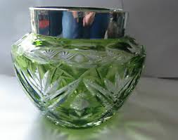 super cut to clear glass bowl vase