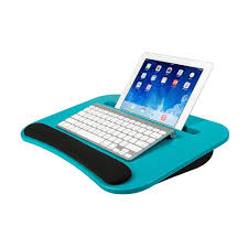 Photo gallery of the facilitation of browsing and using anywhere along with a lap desk for laptop. Other Office Desk Accessories Business Industrial Portable Lap Desk With Tapered Pillow Fits Up To 17 3 Laptop Aqua Trellis