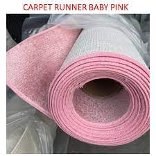 a5 baby pink carpet runners party