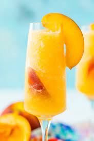 frozen peach bellini tail recipe