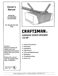craftsman 139 53962 srt owner s manual