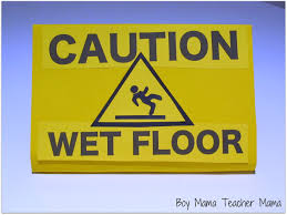 boy mama caution wet floor boy mama