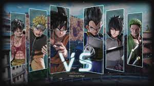 Goku, Naruto & Luffy vs Vegeta, Sasuke & Zoro