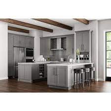 Shop kitchen cabinets and save! Hampton Bay Shaker Dove Gray Stock Assembled Wall Kitchen Cabinet 24 In X 30 In X 12 In Kw2430 Sdv The Home Depot