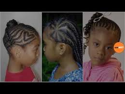 Natural hairstyles for black women. Little Girl Braid Hairstyles Little Black Girl Natural Hair Styles Youtube