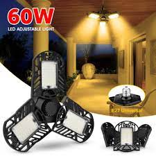 60w Led Garage Light Bulb Deformable
