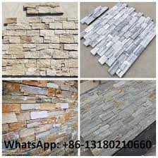 china natural stacked stone cladding