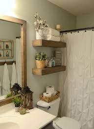 Rustic pallet style bathroom shelves with hooks. Captivating Bathroom Shelf Decorating Ideas With Best 25 Incredible Furniture