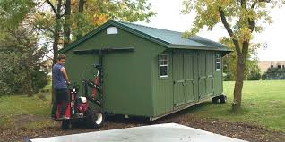 prebuilt storage shed delivery