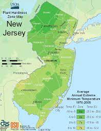 Usda New Jersey Plant Growing Zones Map