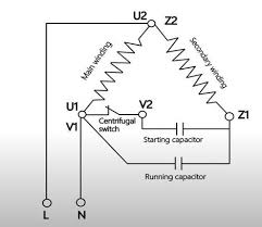 single phase motor with capacitor an