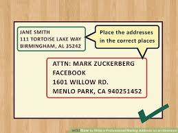 How To Write A Professional Mailing Address On An Envelope
