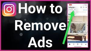 how to remove ads on insram you