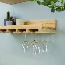 Multifunctional Wine And Glass Shelves