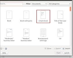 How To Create An E Book Chapter Template In Libreoffice