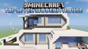 tri level modern house map 1 20 2 1