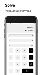 Quadratic Formula Calculator App
