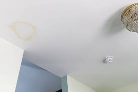 how to remove water stains on a ceiling