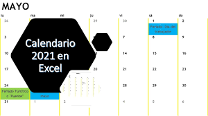 Modelli di calendari excel 2021 gratuiti. Calendario 2021 En Excel Listo Para Descargar La Formula De Excel
