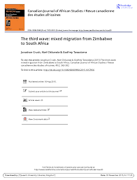 Sample blank affidavit form 6 documents in pdf. Pdf The Third Wave Mixed Migration From Zimbabwe To South Africa Jonathan Crush And Abel Chikanda Academia Edu