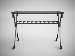 Vintage Wrought Iron Console Table