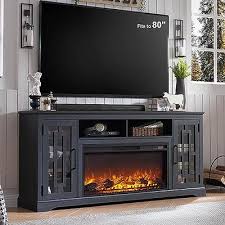 Jxqtlingmu Fireplace Tv Stand For 80