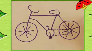 Bé tập vẽ chiếc xe đạp - YouTube