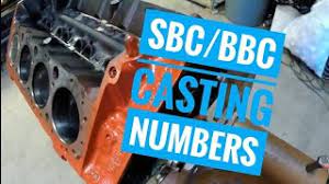 chevy sbc and bbc casting numbers