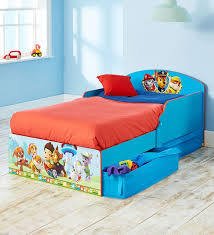 paw patrol toddler bed with storage