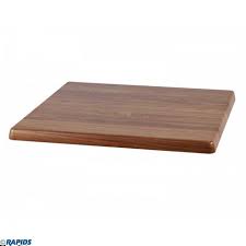 Indoor Outdoor Wood Table Top Teak Finish