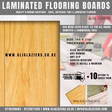 laminate flooring board golden brown