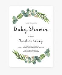 Eucalyptus Baby Shower Invitation Download By Littlesizzle