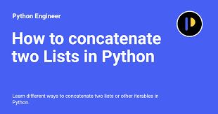 how to concatenate two lists in python