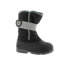 Toddlers Snowbug 3 Black Waterproof Winter Boots