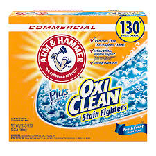 powder laundry detergent plus oxiclean