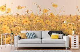 yellow wallpaper wallsauce uk