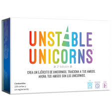 Los unicornios y la destrucción. Juego De Mesa Unstable Unicorns Lacomictecabox Net