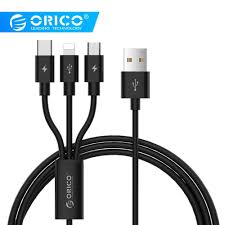 3 In 1 Usb C Data Sync Lightning Cable Smartphone Charger Ebay