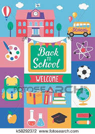 Welcome Back To School Clipart K58292372 Fotosearch