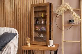 Display Shelf Case Wood Display For