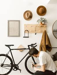 Wall Mount Bike Shelf Contemporary