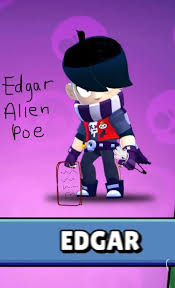 Edgar is an epic brawler who could be unlocked for free as a brawlidays 2020 gift from december 19th until january 7th. Edgar Allen Poe Brawlstars