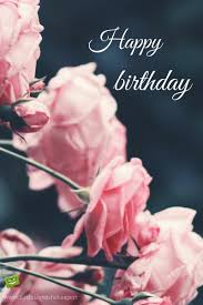 May god bless you with everything you desire. Happy Birthday On Image With Elegant Pink Roses