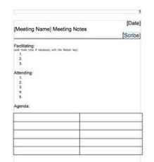 18 Best Meeting Minutes Templates Images Sample Resume Meeting
