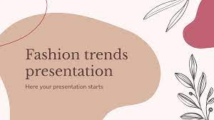 free fashion google slides themes and